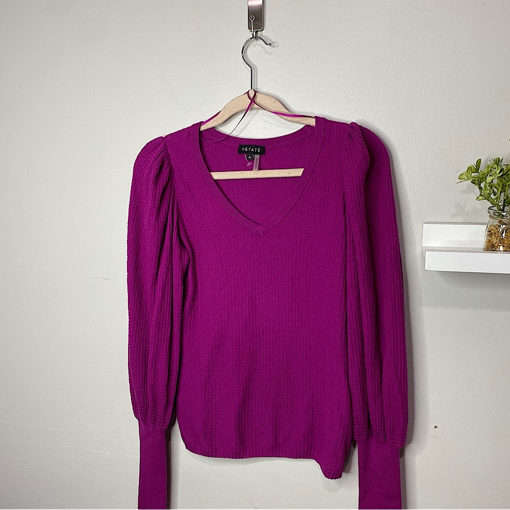 NWOT 1. State Magenta Top XS